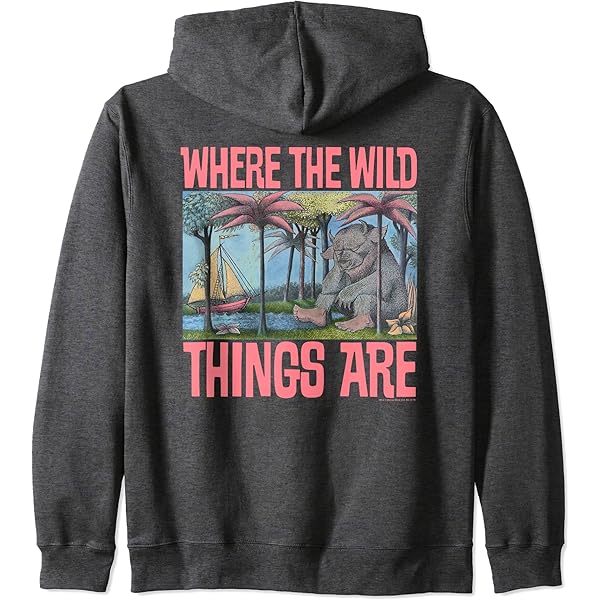 トップス WHERE THE WILD THINGS ARE Hoodie BLACK 1 WHERE THE WILD THINGS ARE Hoodie - BLACK 001 (25-01003S